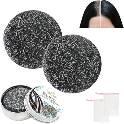 Anti Gray Bar Shampoo Darkening Grey Hair Reverse Natural Grey Hair Removal Soap Charcoal Shampoo