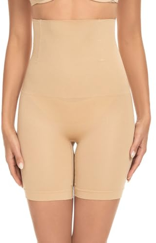 FDEETY Mutande Contenitive Pancia Donna Pantaloncini Modellanti Vita Alta Guaina Contenitiva Slip Contenitivo Snellente Culotte Intimo Modellante Panciera Senza Cuciture