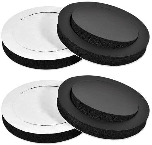 4 Pz 6.5 Kit di sistema di altoparlante universale in schiuma per auto,spugna autoadesiva Schiuma per altoparlante per auto ad alto rimbalzo,Anello di tampone in cotone insonorizzato