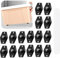 16PCS Roulettes Pivotantes Auto-Adhésives à 360 Degrés, Möbelrollen klein, Mini Roulette Meuble Bille Roulettes Pivotantes Transfert Petite Silencieuses Pour Appareils De Cuisine Poubelle Boîte
