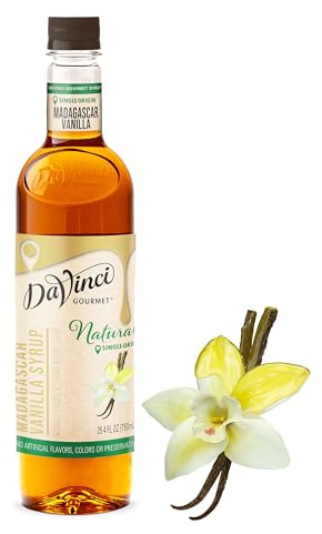 DaVinci Gourmet Naturals Sirop de vanille de Madagascar, 70 ml