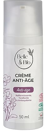 Belle&Bio Anti-Aging-Creme für alle Hauttypen, Bio-zertifiziert, 50 ml