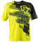 Herren Mountainbike Trikot, Kurze Ärmel Radtrikot, Atmungsaktive Cycling Jersey, Schnell Trocknen Radsport Bekleidung, MTB Trikot T Shirt für, Gelb, 3XL