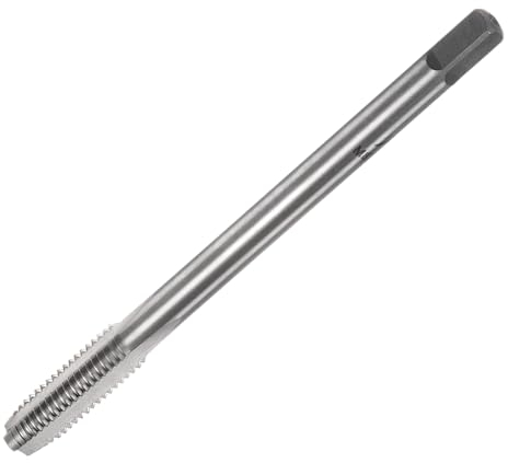 QUARKZMAN Metrisches Gewindebohrer M8 x 1,25 H2 Linksgewinde 100mm Extra langer gerader Flöten-Gewindefräser Gewindeschneidwerkzeug