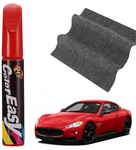 Car Touch Up Paint Pen,Paint Repair Pen Applicator Tools,Car Paint Scratches Repair Pen Brush,Car Scratch Repair Pen,Car Paint Touch Up Pens,Car Scratch Remover Pen (Red)
