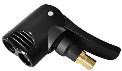 Wedhapy cykelventiladapter dubbelt huvud cykel spår pump däck luftpump ventil adapter cykelpump kontakt huvudtillbehör