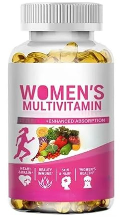 Multivitamina orgánica para mujeres para la salud de la piel del cabello | Aumenta la energía | vitaminas chica negra | multivitamina metilada |