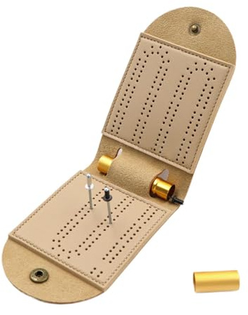 Cribbage brädor, resekribbage Cribbage Board Travel Set med 1 | Interaktivt bordspel för familjesammanträden, utomhuspicknick, inomhusfester