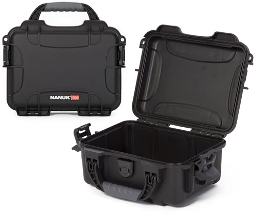 Nanuk 904-0001 vattentätt hårt fodral tomt, svart