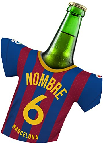 myfanshirt Parte Genial, Camiseta de la Botella para Barcelona Fans Personalizable Enfriador de Bebidas y superestilizado - Porque Sabe Mejor. ¡Disfruta de los Partidos de fútbol Bien fríos! by SPSPT