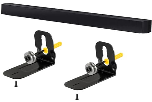 EUGOOCX Soundbar Wall Mount Bracket for Samsung HW-Q990 HW-N950/HW-S40T/HW-S41T/HW-S60T/HW-T400 Center Channel Soundbars TV Audio Accessories