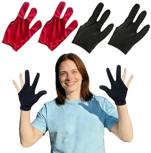 2 pares de guantes protectores para chupar el pulgar para adultos, guantes de dedo para evitar mordeduras de uñas, recoger la piel, chupar el pulgar y tirar del pelo (rojo y negro)