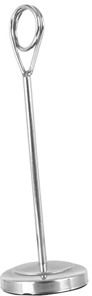 LABRIMP 1pezzi -cartellini in Acciaio Inossidabile per Hotel -Menù -Piatti da Buffet Supporto Semplice per Espositore di