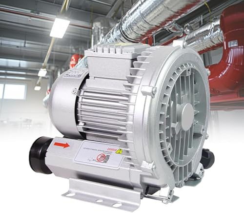 Soffiatore ad anello per laghetto da 220 V/380 V – Ventilatore a vortice rigenerativo per aspiratori industriali, ventilazione cantina e rimozione della polvere, prestazioni potenti 180 W