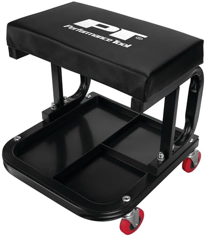 Performance Tool W85007 D-Frame Rolling Mechanic Garage Seat
