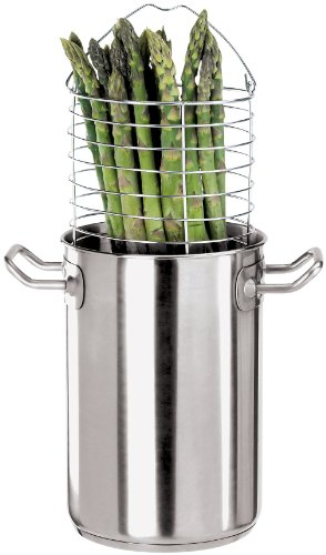 Paderno World Cuisine 5-Quart Stainless-Steel Asparagus Pot