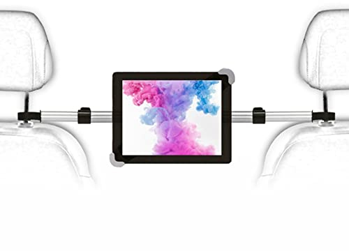 Girafus Tablet Halterung Auto Kopfstütze Mitte 4-13 Zoll Tablet Halter Auto Rücksitz Tablethalter zwischen Kopfstützen Hinten passt für iPad ipad Pro Switch Galaxy Tablet Holder Car Back Seat H3