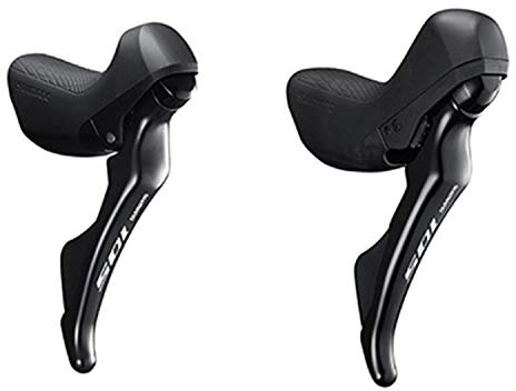 Shimano 105 ST-R7000 105 Double Mechanical 11-Speed STI levers, Pair, Black