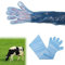 Comioke Langarm Veterinär Handschuh,Veterinär-Handschuhe,30pcsDehnbare Einweghandschuhe, zur Viehbesamung,Einweg Weichplastikfolie,Extra Lange Stulpe 90 cm