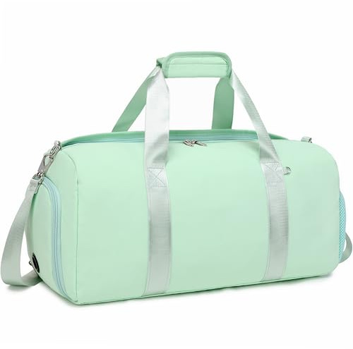 Kimwadalh Bolsas de Deporte Niña Bolsos de Viaje Niñas Chica Bolsa de Danza Baile Gimnasia Chicas Bolsa de Fin de Semana con Compartimento Zapatos y Bolsa Húmeda