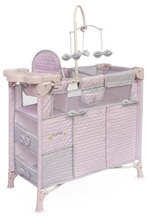 Armadio fasciatoio per Bambole Sophie Pieghevole con Accessori DeCuevas 53075