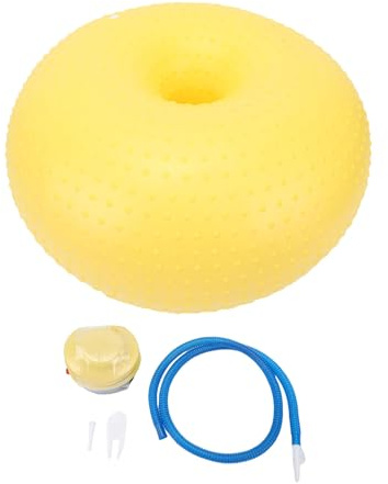 Nurnesy Chaise Gonflable avec Ballon de Yoga avec Points de Massage – Pompe à Gonflage Rapide, Siège Flexible pour Enfants, Entraînement de Base, Salle de Sport, Bureau, Salle de Classe