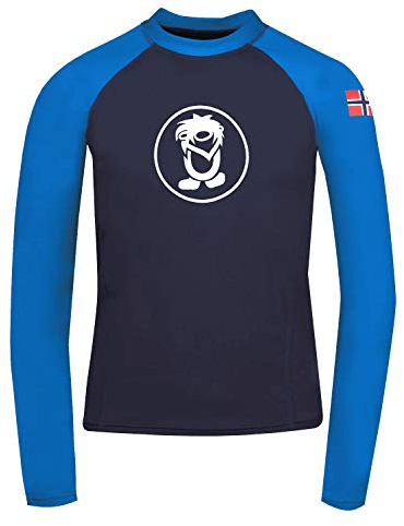 Trollkids Kids Kvalvika Shirt 152, Navy/Blue