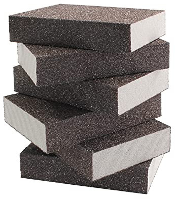 Jersvimc 12Pcs 60 Grit Coarse Sanding Block