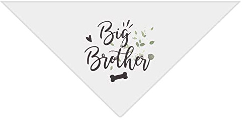 EMSea Bandana pour Chien Grand Frère Écharpe Triangulaire pour Animaux de Compagnie Bavoirs pour Chien Foulard Chiens de Taille Moyenne Vêtements Photo Prises de Vue Fêtes Mariage