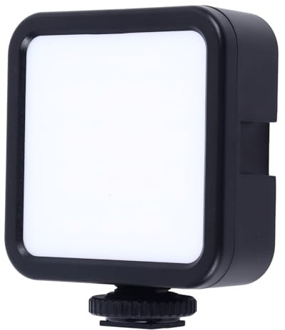 RGB-LED-Videoleuchte an der Kamera, Vollfarbig, 3000–9000 K, Dimmbar, 70 Perlen, Fülllampe für Fotobeleuchtung, LED-Kameraleuchte mit 1/4 Schraubenloch-Kaltschuhhalterung