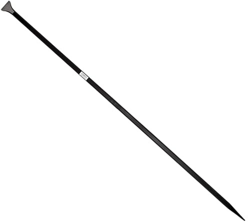 Bricoloco Barra de hierro forjado para cavar hoyos y mover elementos pesados.Herramienta manual para perforar y palanca de trabajos agrícolas de excavación y construcción (1750 mm)