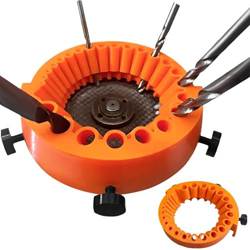 Drill Bit Sharpener, Angle Grinder Drill Bit Sharpener Attachment – Precision Tool for 2-13mm Drill Bits, Compatible with 125mm Grinders, Durable & Easy to Use