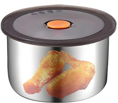 kivrimlarv Boîtes Snack en Métal, Boîte Repas Enfant Anti-Fuites Pour Voyage, Stockage Pratique pour Repas Scolaires, Garderie et Usage Quotidien - Portions Alimentaires Compactes