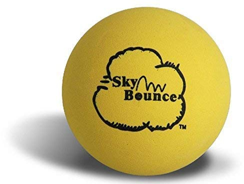 Sky Bounce Farbe Gummi Handbälle für Recreational Handball, Stickball, Racquetball, fangen, Apportieren, und viele mehr Spiele, 2 1/4-Zoll, gelb