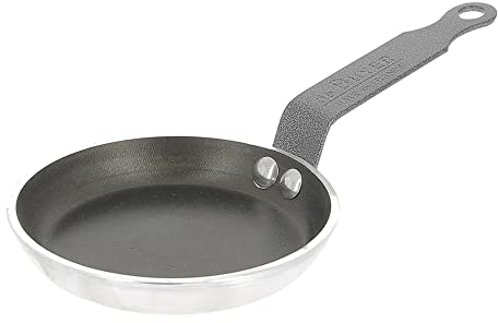De Buyer - Padella antiaderente Choc per Blinis in alluminio, diametro: 12 cm Diametro: 14