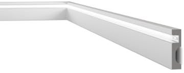 IL11 WALLSTYL Perfiles para iluminación - 80 x 20 x 2000 mm - NOËL & MARQUET - una marca de NMC - Poliestireno de alta densidad