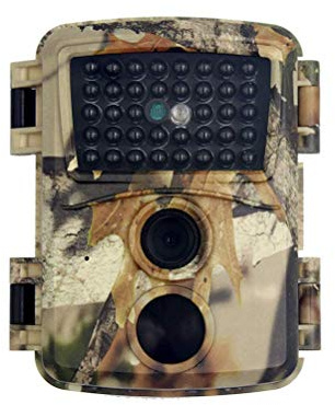 Caméra de chasse 12 MP 1080p avec vision nocturne, étanche IP66 avec vitesse de déclenchement de 0,8 s, pour surveillance de la faune, jardin, surveillance de sécurité à domicile