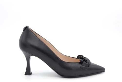 Nero Giardini I205584DE Décolleté Donna in Pelle - Nero 37 EU