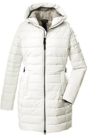 G.I.G.A. DX Women's Parka fonctionnelle décontractée en duvet avec capuche GW 34 WMN QLTD PRK, blanc, 48, 38803-000