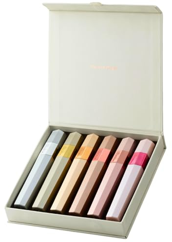 GOLDBOX Coffret Maquillage Complet 6 Make up - Mascara booster cils et sourcils - Gloss Repulpant lèvres - Blush - BB crème - Hihglighter - Vegan - Cruelty Free