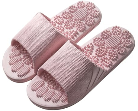 LinRim Pantofole unisex per massaggio ai piedi, da uomo, donna, per fascite plantare, per agopressione, pantofole per uomini e donne, massaggiatore per migliorare la circolazione sanguigna