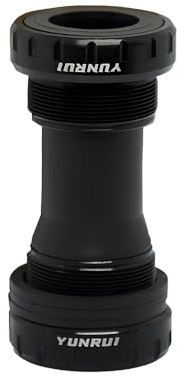 kefeimumu Boîtier de pédalier pour vélo, boîtier de pédalier fileté BSA 68-73 mm pour vélo de Montagne et de Route, Ensemble de boîtiers de pédalier avec roulements