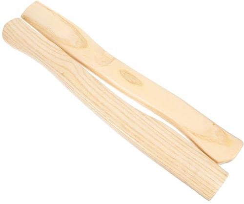 Veemoon 2 pièces Manche de Hache Bois Dur Poignée Remplaçable Ergonomique pour Outil Jardinage et Hache Résistance Élevée et Durabilité