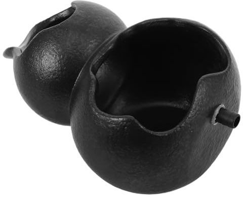 SUPVOX Sputacchiera in Ceramica a Forma di Zucca per Stagno da Giardino, Accessorio per Fontana Circolazione Acqua, Decorazione Paesaggistica per Acquari e Laghetti Esterni
