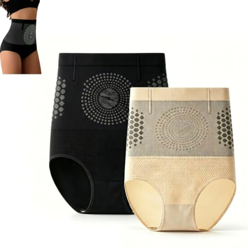 Dyiouxin Braga Faja Reductora Mujer,Pantalones Cortos termogénicos para Esculpir quemagrasas,4 En 1 Invisible Adelgazante Braguitas Moldeadoras,Cintura Alta Faja Postparto,Shapewear