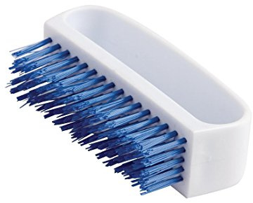 Jantex Nail Brush, Blue, Size: 7.5 cm, Strong Bristles, Nail Cleaning Brush, Colour Coded Cleaning, Ergonomic Handle, Professional & Home Use, L726
