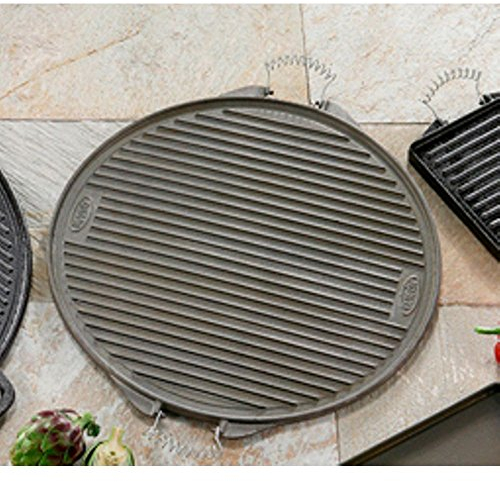 Garcima La Ideal Redondo Plancha de Hierro Fundido, Negro, 65 cm