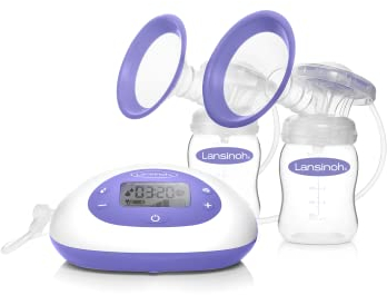 Lansinoh - 2-in-1 Double Electric Breast Pump - Mains or Battery Operated