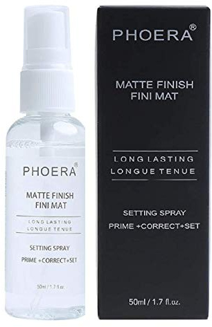 AQUAPURITY Phoera Spray per il trucco con finitura opaca, sigillante per trucco a lunga durata 16 ore, fondotinta 3 in 1 fissatore, primer e correttore leggero per la bellezza (impostando spray da