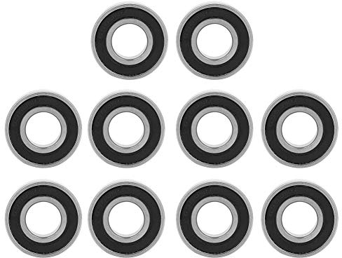 Rillenlager, 10-teilige 6900-2RS Gummidichtung Rillenkugellager 10mm, 22mm.6mm, kann für viele verschiedene Projekte verwendet werden